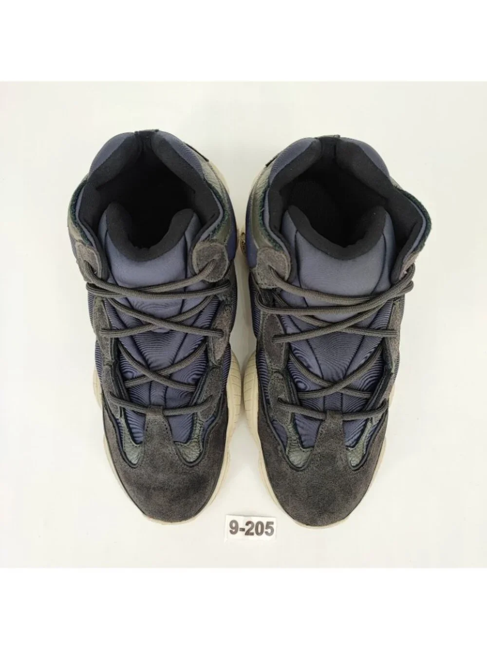 Adidas Yeezy 500 High Slate Men's Size 9.5 US Sneakers Suede Blue FW4968